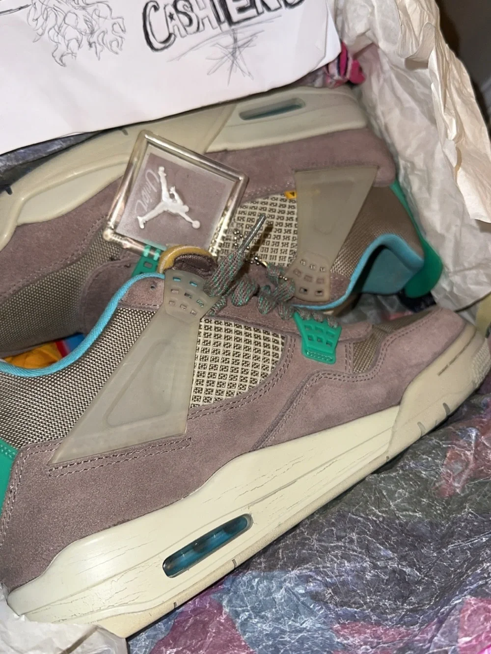 Air Jordan Union LA 4 Taupe Haze Size 12